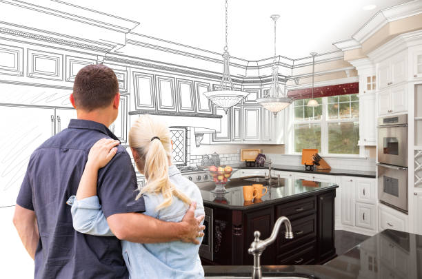 Professional Cabinet Installation technician working in Leesburg, OH